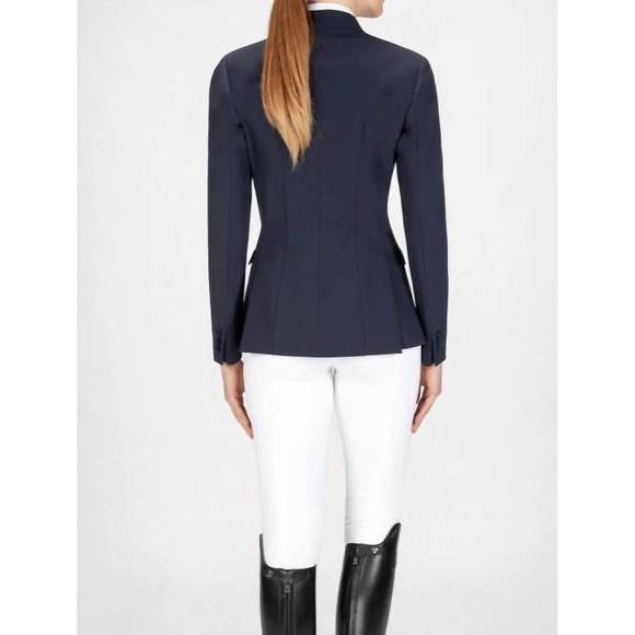 NEW EQUILINE hayley ‚Äì hunter women‚Äôs show coat in x-cool evo in blue - Picture 4 of 4